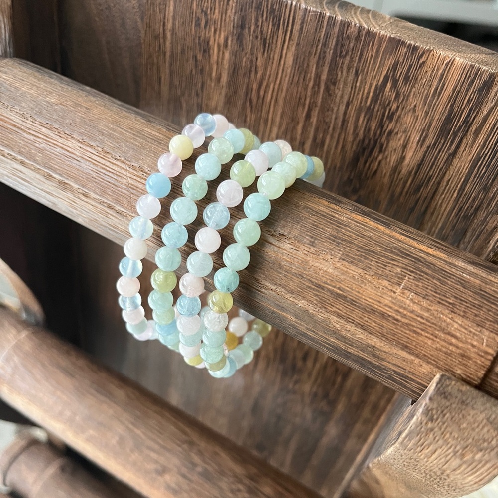 Morganite bracelet